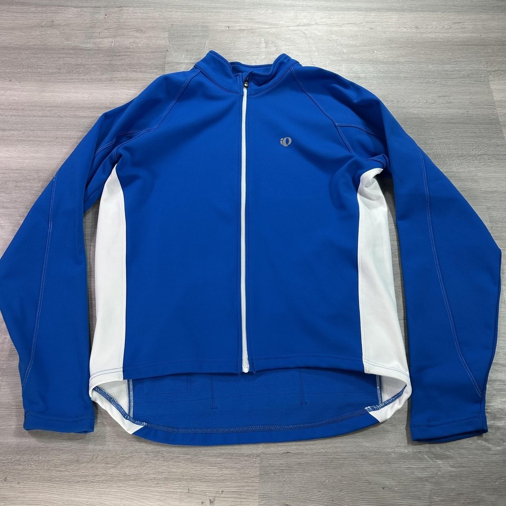 Pearl Izumi Select Jersey Mens Large Blue Fleece Lined‎ Thermal Cycling